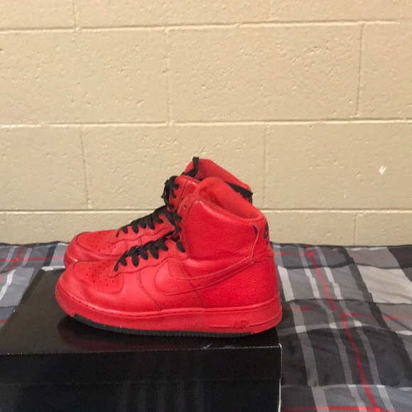all red air force 1 high